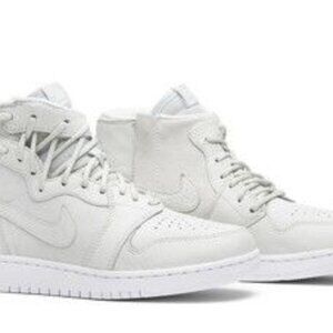 Jordan Women's White 1 Rebel A01530-100 Mid-Top Lace Up Athletic Sneaker Sz 10.5